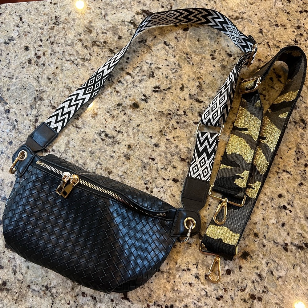 Faux Leather BumBag with adjustable straps